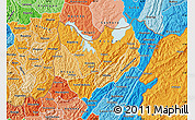 Political Shades Map of Kirundo