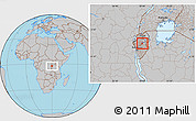 Gray Location Map of Ntega
