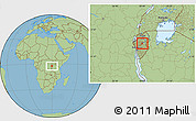 Savanna Style Location Map of Ntega