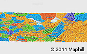 Political Panoramic Map of Kirundo