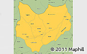 Savanna Style Simple Map of Kirundo