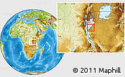 Physical Location Map of Kayogoro, highlighted country
