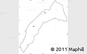 Blank Simple Map of Bisoro, cropped outside