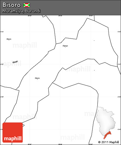 Blank Simple Map of Bisoro