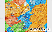 Political Shades 3D Map of Muyinga