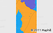 Political Simple Map of Giteranyi