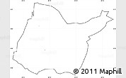Blank Simple Map of Mwakiro, cropped outside, no labels