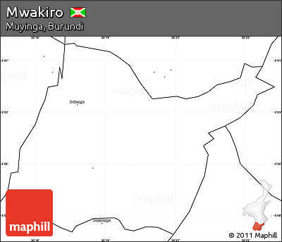 Blank Simple Map of Mwakiro
