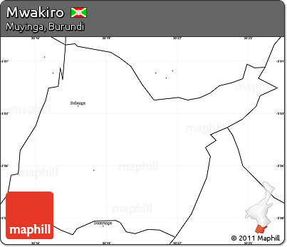 Blank Simple Map of Mwakiro