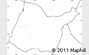 Blank Simple Map of Mwakiro, no labels