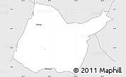 Silver Style Simple Map of Mwakiro