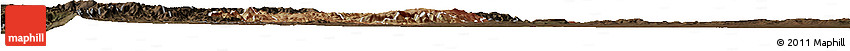 Satellite Horizon Map of Rutana, darken
