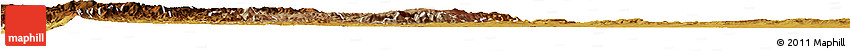 Satellite Horizon Map of Rutana, physical outside