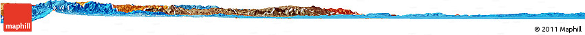 Satellite Horizon Map of Rutana, political shades outside