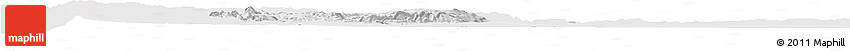 Silver Style Horizon Map of Rutana, single color outside