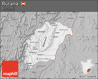 Gray Map of Rutana
