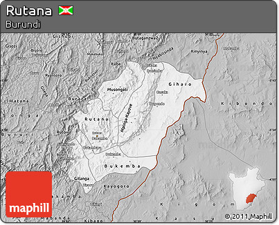 Gray Map of Rutana