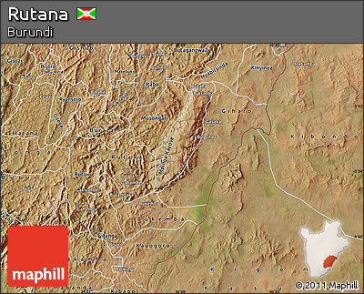 Satellite Map of Rutana