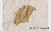 Satellite Map of Rutana, lighten
