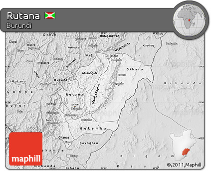 Silver Style Map of Rutana