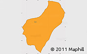 Political Simple Map of Musongati, cropped outside