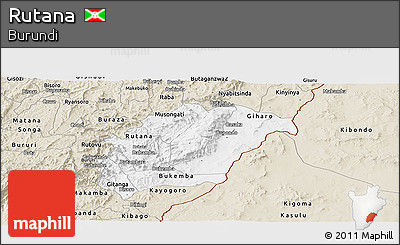 Classic Style Panoramic Map of Rutana