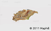 Satellite Panoramic Map of Rutana, cropped outside