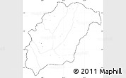 Blank Simple Map of Rutana, cropped outside, no labels
