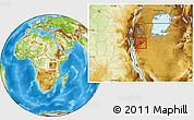 Physical Location Map of Ruyigi