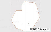 Classic Style Simple Map of Battambang (PT), cropped outside