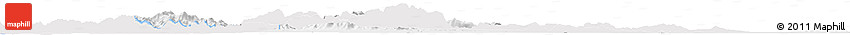 Silver Style Horizon Map of Battambang, single color outside