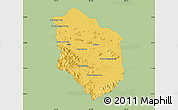 Savanna Style Map of Rattanak Mondul, single color outside