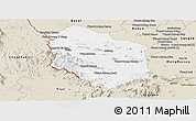 Classic Style Panoramic Map of Rattanak Mondul