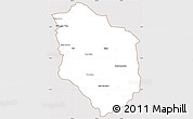 Classic Style Simple Map of Rattanak Mondul, cropped outside