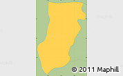 Savanna Style Simple Map of Cheng Prey