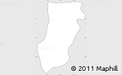 Silver Style Simple Map of Cheng Prey, cropped outside