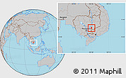 Gray Location Map of Dambe