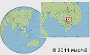 Savanna Style Location Map of Dambe, highlighted parent region, within the entire country