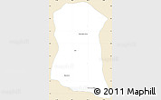 Classic Style Simple Map of Dambe, single color outside