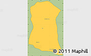 Savanna Style Simple Map of Dambe, cropped outside
