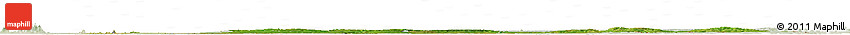 Satellite Horizon Map of Kampong Cham, lighten
