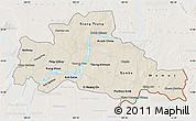 Shaded Relief Map of Kampong Cham, lighten