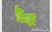 Physical Map of Memot, desaturated