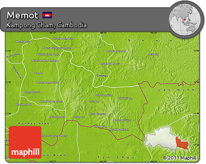 Physical Map of Memot