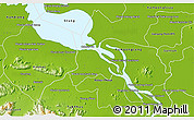 Physical 3D Map of Baribo