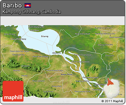 Satellite 3D Map of Baribo
