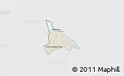 Shaded Relief 3D Map of Baribo, cropped outside