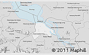 Silver Style 3D Map of Baribo