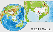 Physical Location Map of Baribo, highlighted country, highlighted parent region