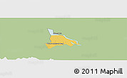 Savanna Style Panoramic Map of Baribo, single color outside